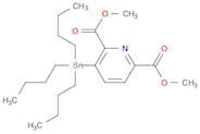 2,6-Pyridinedicarboxylic acid, 3-(tributylstannyl)-, dimethyl ester