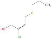 2-Buten-1-ol, 2-chloro-4-(propylthio)-