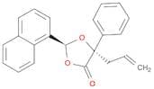 1,3-DIOXOLAN-4-ONE, 2-(1-NAPHTHALENYL)-5-PHENYL-5-(2-PROPEN-1-YL)-, (2S,5S)-