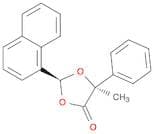 1,3-DIOXOLAN-4-ONE, 5-METHYL-2-(1-NAPHTHALENYL)-5-PHENYL-, (2S,5S)-