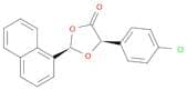 1,3-DIOXOLAN-4-ONE, 5-(4-CHLOROPHENYL)-2-(1-NAPHTHALENYL)-, (2R,5R)-