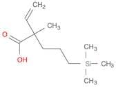 Pentanoic acid, 2-ethenyl-2-methyl-5-(trimethylsilyl)-