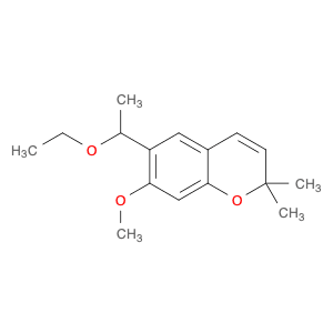 2H-1-Benzopyran, 6-(1-ethoxyethyl)-7-methoxy-2,2-dimethyl-