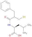 D-Leucine, N-[2-(mercaptomethyl)-1-oxo-3-phenylpropyl]-, (S)-
