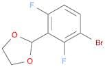 1,3-Dioxolane,2-(3-bromo-2,6-difluorophenyl)-