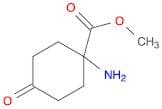 Cyclohexanecarboxylic acid, 1-amino-4-oxo-, methyl ester