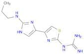 Guanidine, [4-[2-(propylamino)-1H-imidazol-4-yl]-2-thiazolyl]-