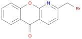 5H-[1]Benzopyrano[2,3-b]pyridin-5-one, 2-(bromomethyl)-