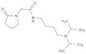 1-Pyrrolidineacetamide, N-[4-[bis(1-methylethyl)amino]butyl]-2-oxo-
