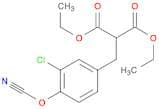 Propanedioic acid, (3-chloro-4-cyanatophenyl)methyl-, diethyl ester