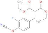 Propanedioic acid, (4-cyanato-3-fluorophenyl)methyl-, diethyl ester