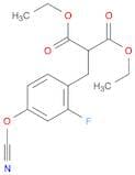 Propanedioic acid, (4-cyanato-2-fluorophenyl)methyl-, diethyl ester