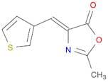 5(4H)-Oxazolone, 2-methyl-4-(3-thienylmethylene)-, (Z)-