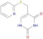 2,4(1H,3H)-Pyrimidinedione, 5-[(2-pyridinylthio)methyl]-