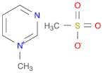 Pyrimidinium, 1-methyl-, methanesulfonate
