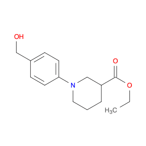 Ethyl 1-(4-(hydroxymethyl)phenyl)piperidine-3-carboxylate
