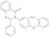 4(3H)-Quinazolinone, 3-[4-(2-methylphenoxy)phenyl]-2-phenyl-