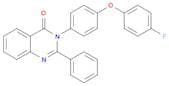 4(3H)-Quinazolinone, 3-[4-(4-fluorophenoxy)phenyl]-2-phenyl-