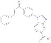 2-Propen-1-one, 1-[4-(5-nitro-1H-benzimidazol-1-yl)phenyl]-3-phenyl-