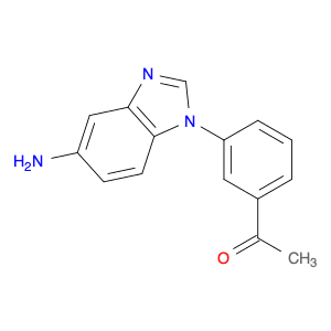 Ethanone, 1-[3-(5-amino-1H-benzimidazol-1-yl)phenyl]-