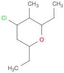 2H-Pyran, 4-chloro-2,6-diethyltetrahydro-3-methyl-