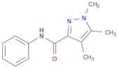 1H-Pyrazole-3-carboxamide, 1,4,5-trimethyl-N-phenyl-