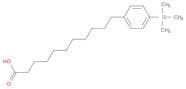 Benzeneundecanoic acid, 4-(trimethylsilyl)-