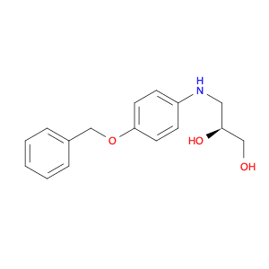 1,2-Propanediol, 3-[[4-(phenylmethoxy)phenyl]amino]-, (S)-