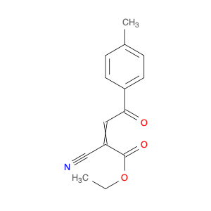 2-Butenoic acid, 2-cyano-4-(4-methylphenyl)-4-oxo-, ethyl ester