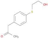 2-Propanone, 1-[4-[(2-hydroxyethyl)thio]phenyl]-
