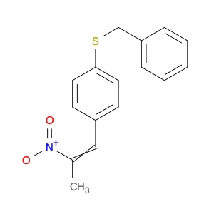Benzene, 1-(2-nitro-1-propenyl)-4-[(phenylmethyl)thio]-