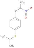 Benzene, 1-[(1-methylethyl)thio]-4-(2-nitro-1-propenyl)-