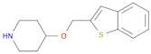 Piperidine, 4-(benzo[b]thien-2-ylmethoxy)-