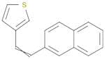 Thiophene, 3-[2-(2-naphthalenyl)ethenyl]-