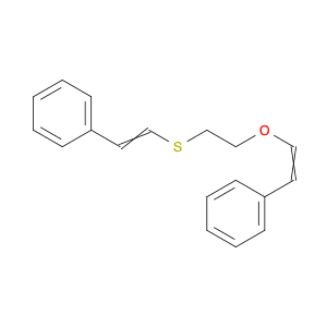 Benzene, [2-[[2-[(2-phenylethenyl)oxy]ethyl]thio]ethenyl]-