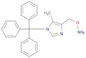 1H-Imidazole, 4-[(aminooxy)methyl]-5-methyl-1-(triphenylmethyl)-