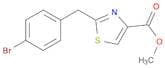 2-(4-Bromo-benzyl)-thiazole-4-carboxylic acid methyl ester