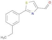 2-(3-Ethylphenyl)thiazole-4-carbaldehyde