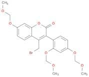 2H-1-BENZOPYRAN-2-ONE, 3-[2,4-BIS(METHOXYMETHOXY)PHENYL]-4-(BROMOMETHYL)-7-(METHOXYMETHOXY)-