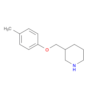 3-[(4-methylphenoxy)methyl]piperidine