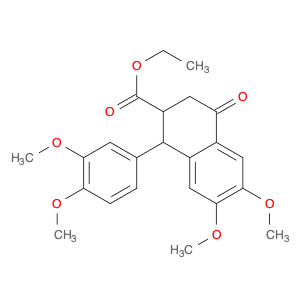 2-Naphthalenecarboxylicacid, 1-(3,4-dimethoxyphenyl)-1,2,3,4-tetrahydro-6,7-dimethoxy-4-oxo-, ethy…