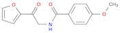 Benzamide, N-[2-(2-furanyl)-2-oxoethyl]-4-methoxy-