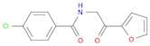 Benzamide, 4-chloro-N-[2-(2-furanyl)-2-oxoethyl]-