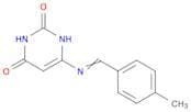 2,4(1H,3H)-Pyrimidinedione, 6-[[(4-methylphenyl)methylene]amino]-