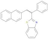 Benzothiazole, 2-[2-(2-naphthalenyl)-1-phenylethenyl]-
