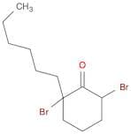 Cyclohexanone, 2,6-dibromo-2-hexyl-