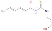 2,4-Hexadienamide, N-[[(3-hydroxypropyl)amino]thioxomethyl]-, (E,E)-