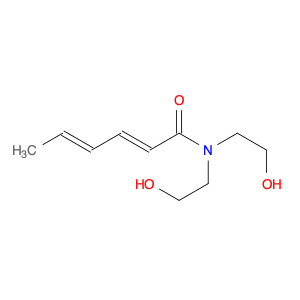 2,4-Hexadienamide, N,N-bis(2-hydroxyethyl)-, (E,E)-