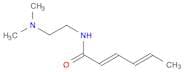 2,4-Hexadienamide, N-[2-(dimethylamino)ethyl]-, (E,E)-