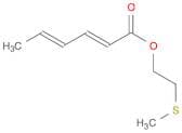 2,4-Hexadienoic acid, 2-(methylthio)ethyl ester, (E,E)-